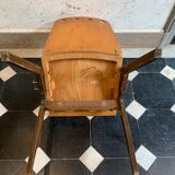 Series of 6 stackable industrial chairs, Roland Rainer for Emil & Alfred Pollak, ca 1950