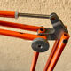 Office lamp architect aluminor France vintage 70s orange