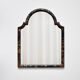 Miroir de style chinois laqué noir, années 1910.