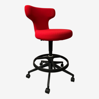 Chaise de bureau haute - Pivot High Stool par Antonio Citterio pour Vitra