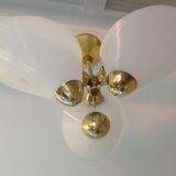 Chandelier 60s brass