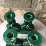 Pair of art deco candlesticks