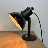 Lampe Photo de Table Vintage en Émail Noir, 1950s