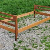 Vintage 50s oak daybed