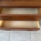 Vintage Danish teak hairdresser from the 1960s stamped Ag Spjel Kobber.