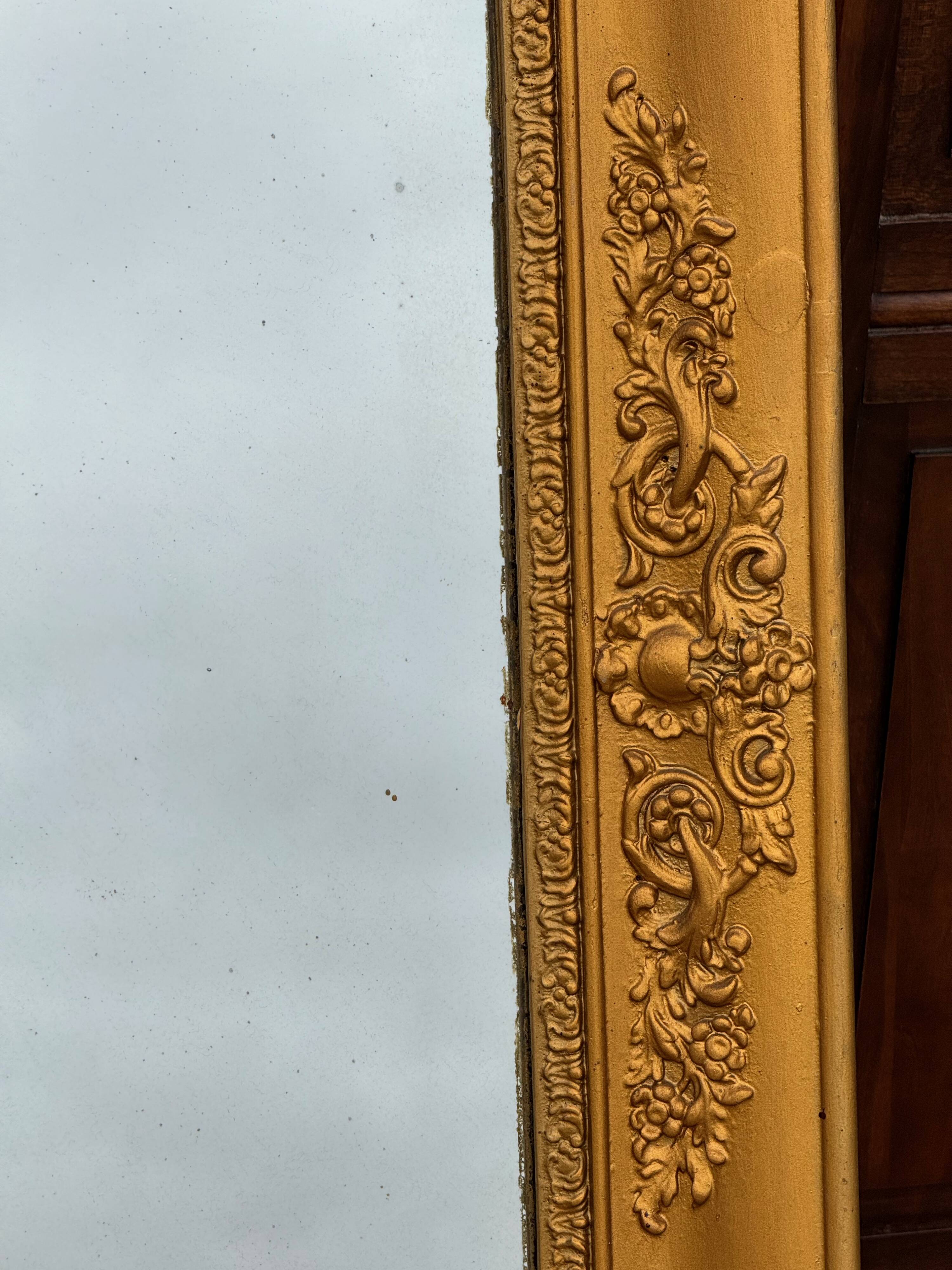 Painted mirror 112x89 cm