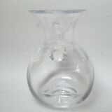 Leaning glass wine carafe