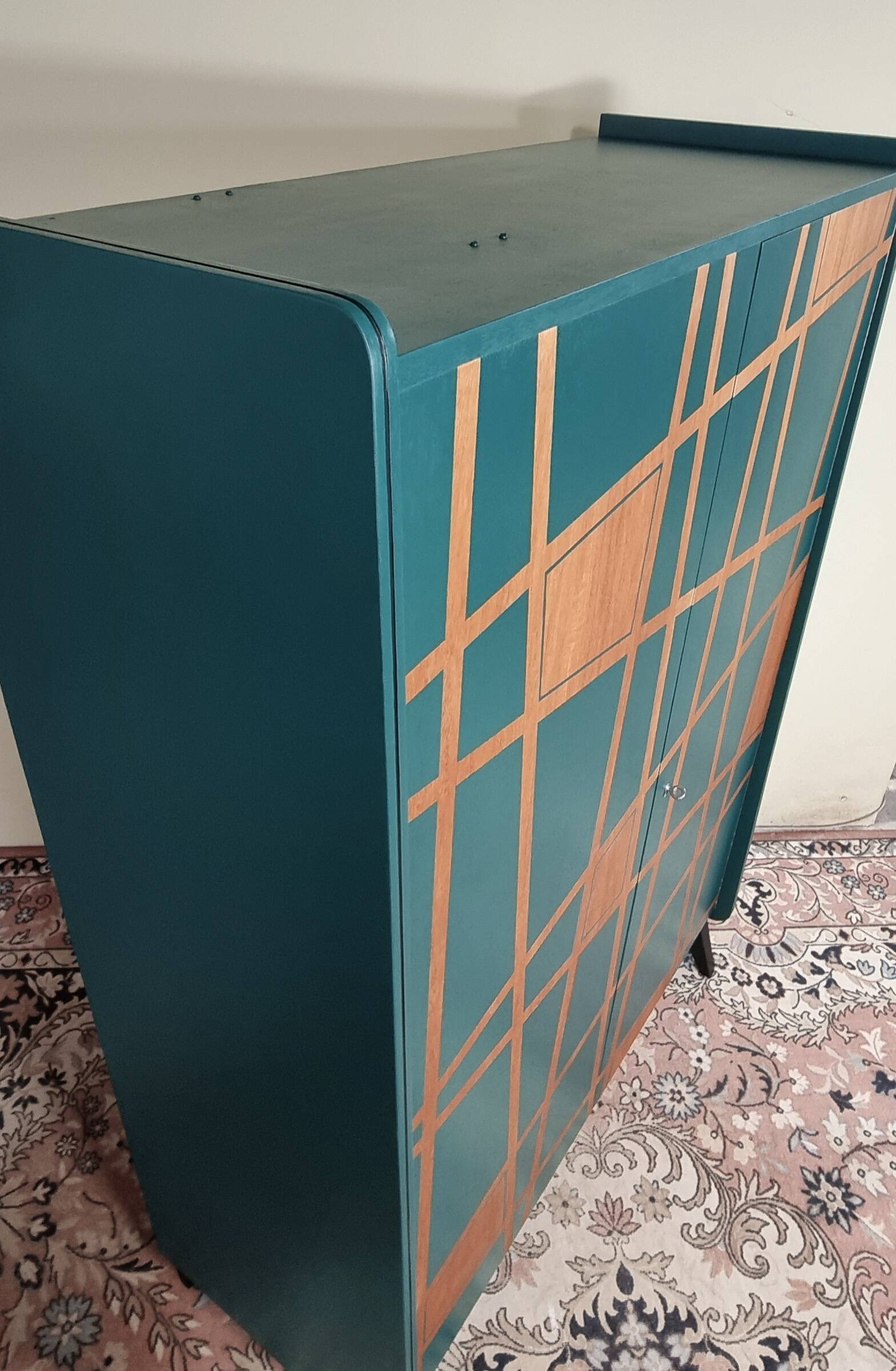 Vintage Wardrobe in Ash by Tatra Nabytok, 1960s