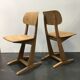 Paire de chaises par Karl Nothhelfer pour Casala
