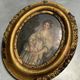 Oil on porcelain in oval view
