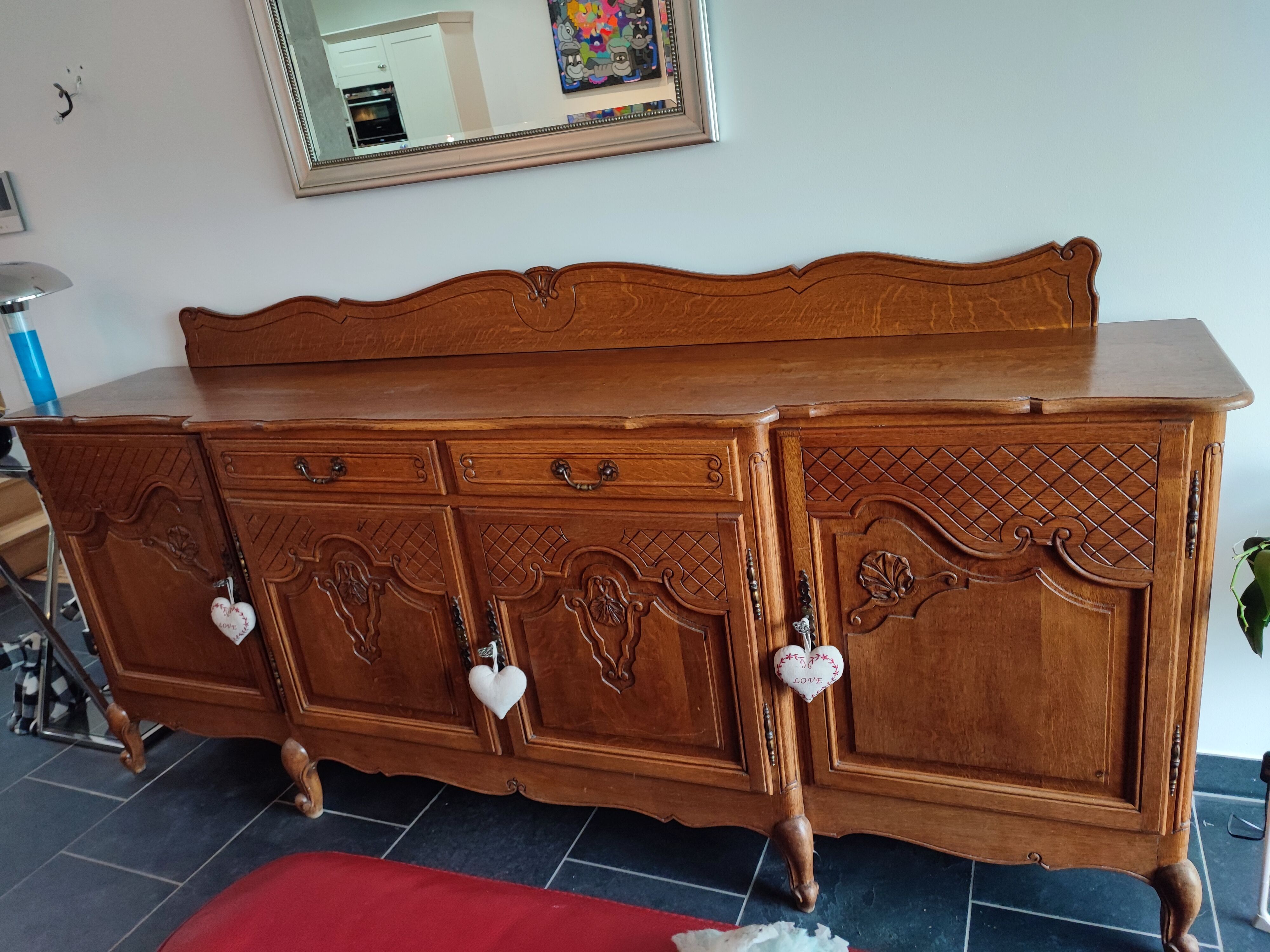 4 doors sideboard regency style
