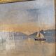 Oil on canvas – Lake Geneva by Émile Vernay, dated 1902 - 675009