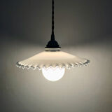 White opaline lace walker