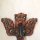 Wooden triptych mask