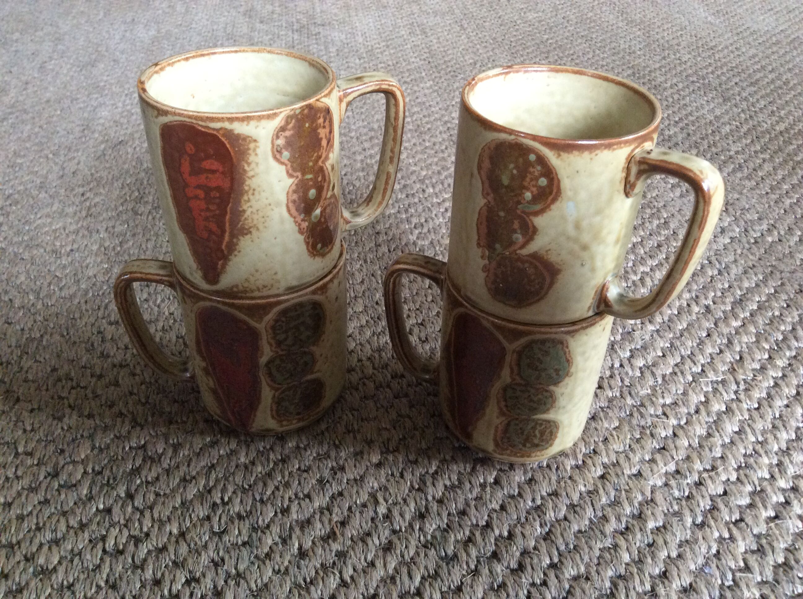 Série de 4 mugs