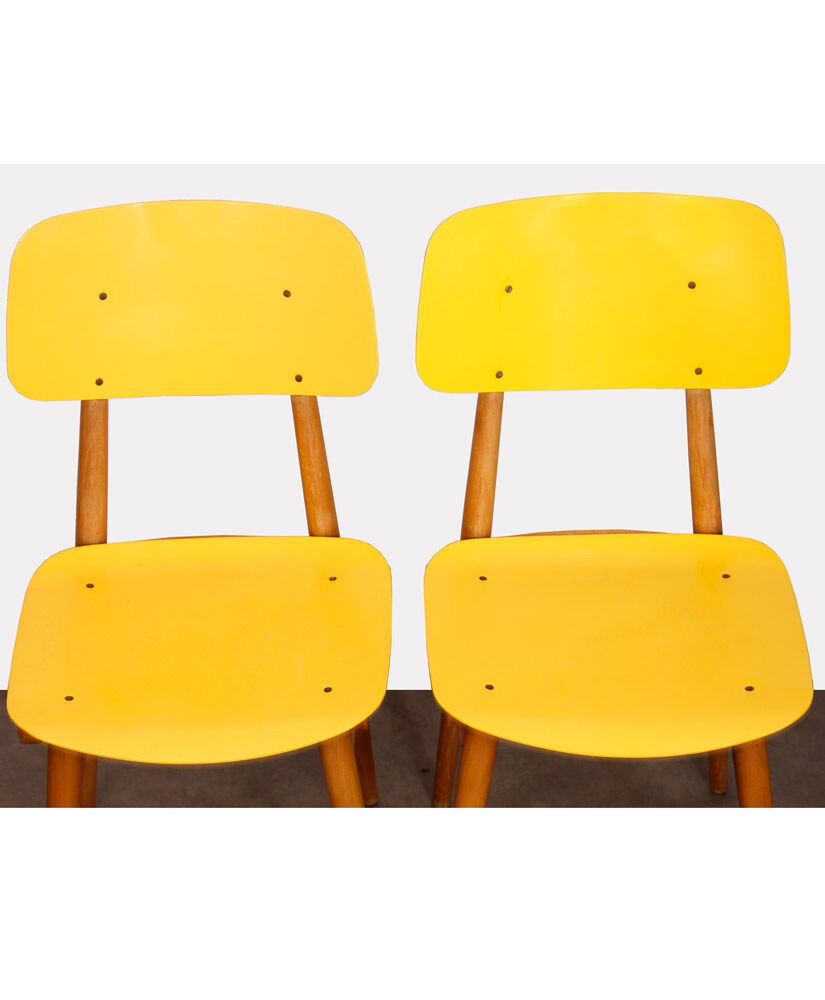 Paire de chaises vintage éditées par Ton, 1970