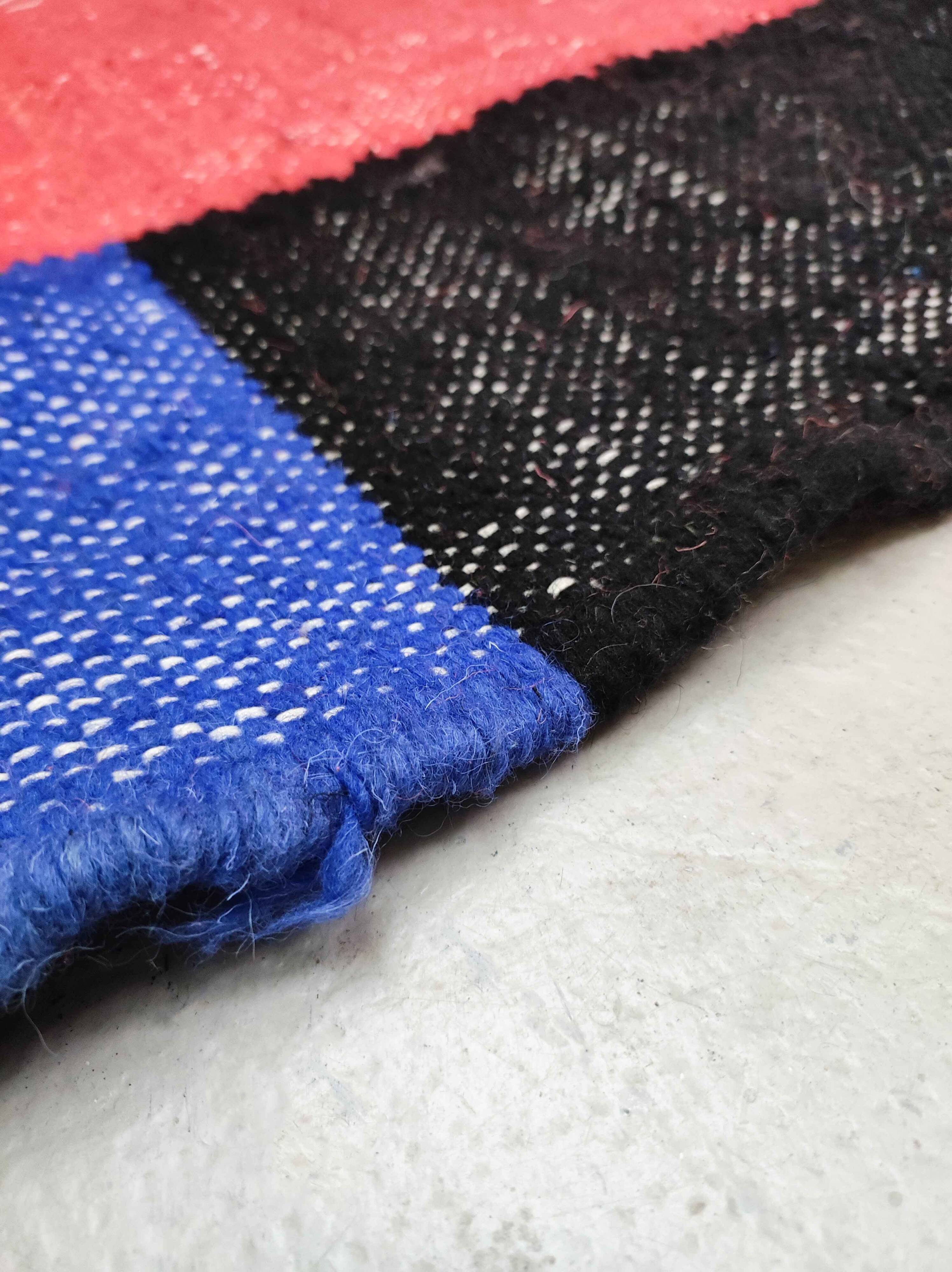 Contemporary Moroccan Berber kilim 3.06x1.89m new 100% wool