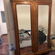 Raw wood wardrobe woodwork