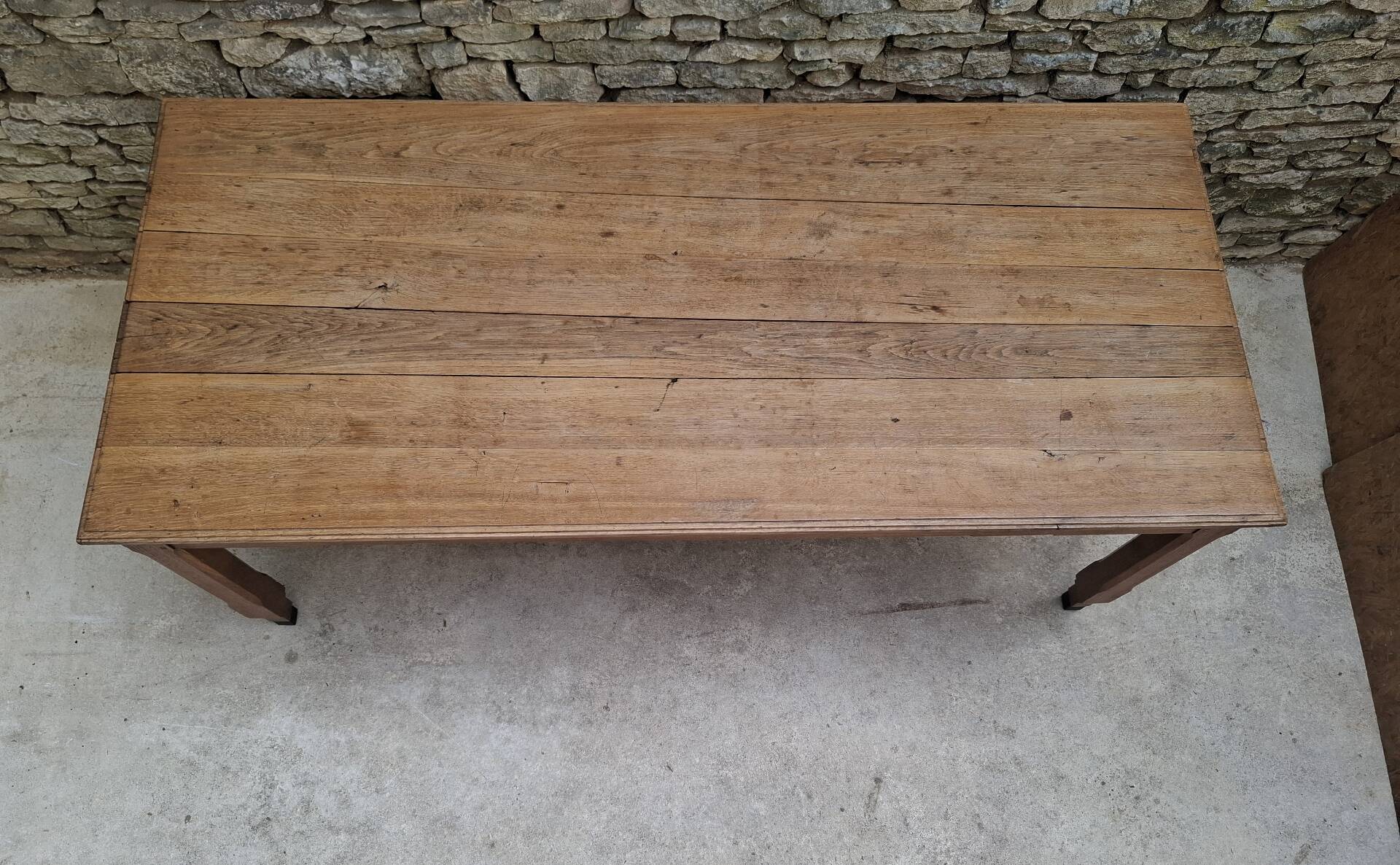 Oak farmhouse table 199cm x 89cm