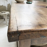 Artist studio oak draper table