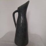 Pitcher, vase, ceramic signed Accolay