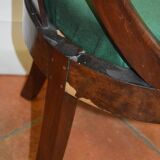 Set of 4 mahogany gondola chairs