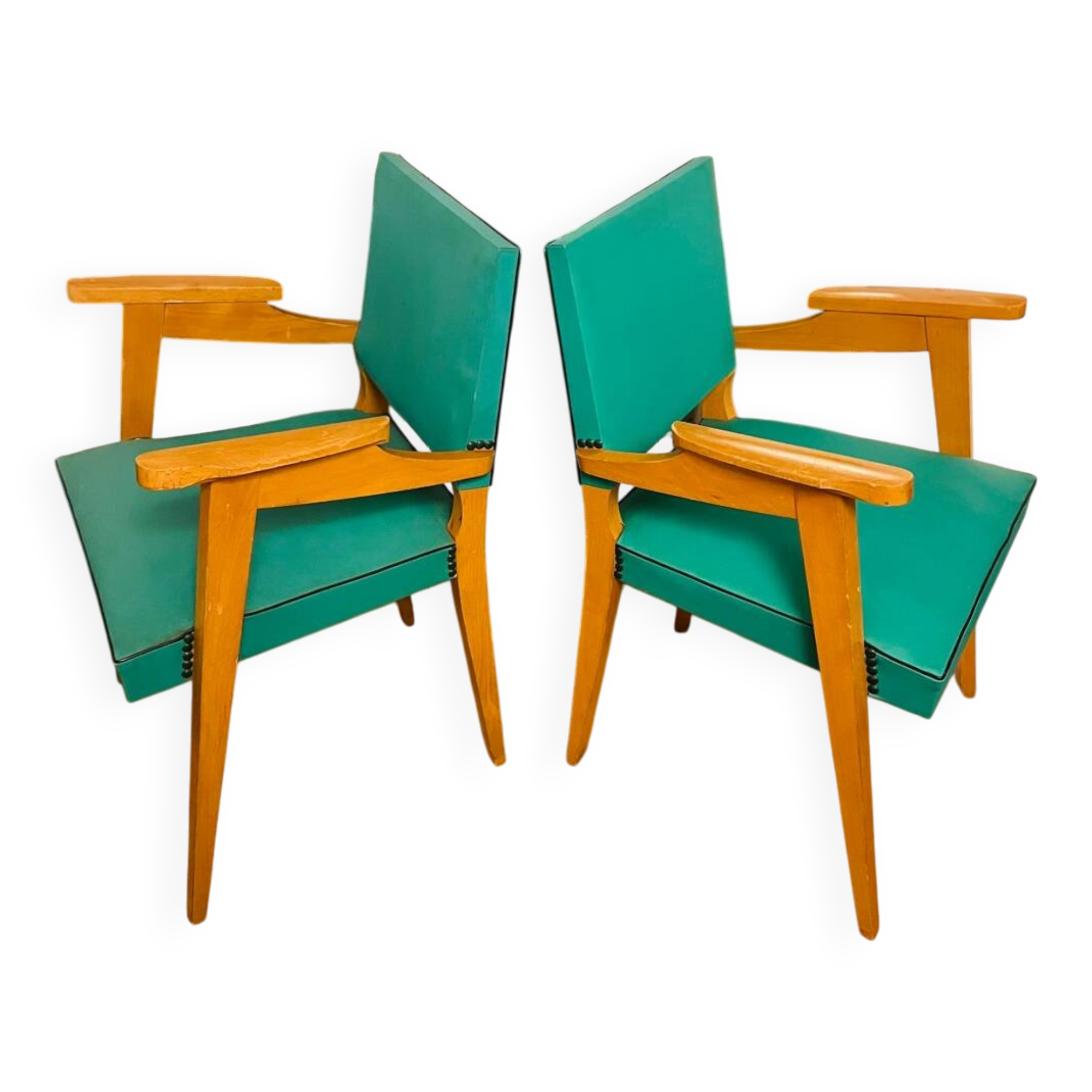 Green Compass Armchair 70s