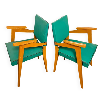 Green Compass Armchair 70s