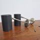 Set of 2x Black wall lamps by Kaiser Idell / Kaiser Leuchten, 1960s