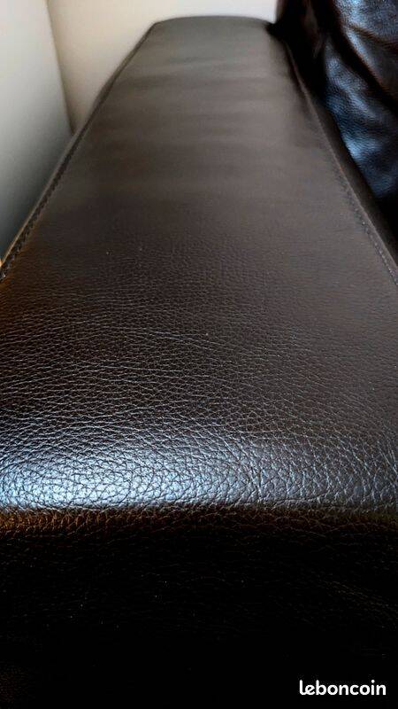 3-seater sofa Cierre Imbottiti – High-quality leather – Very good condition