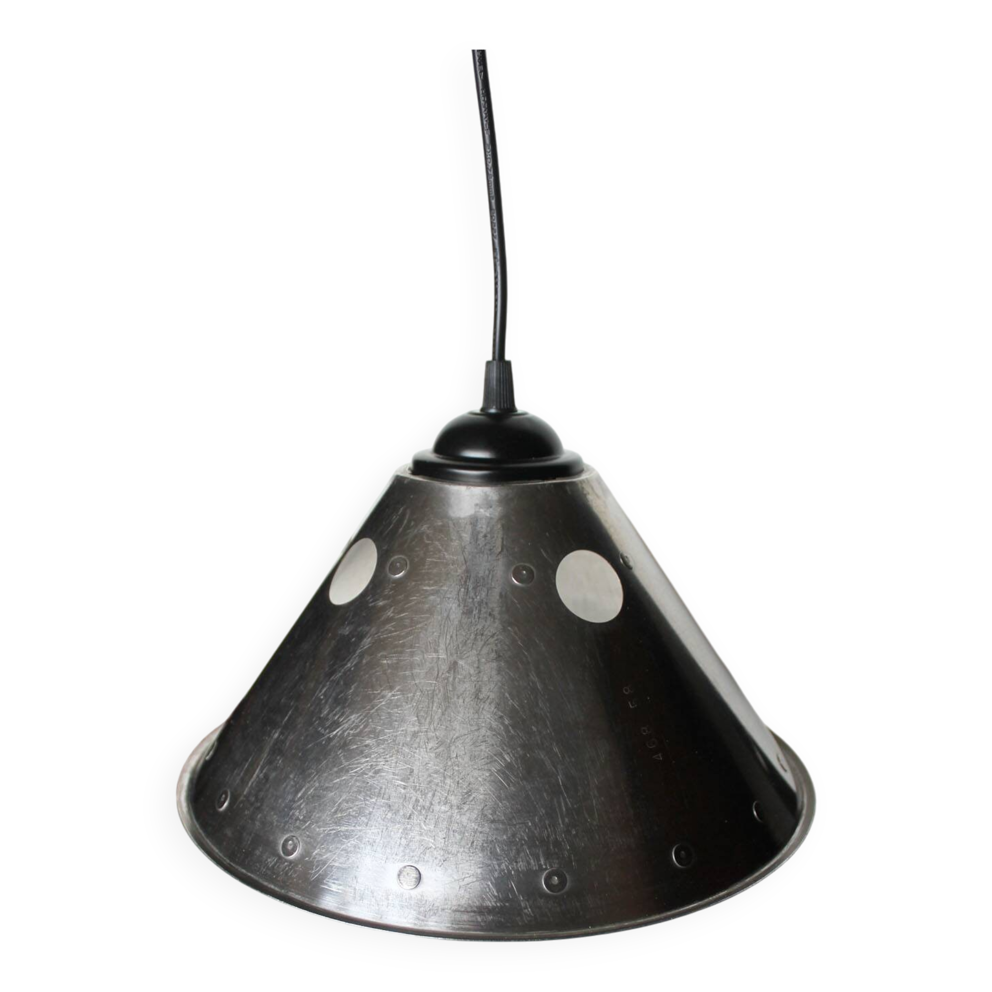 Suspension de style industriel en acier inox