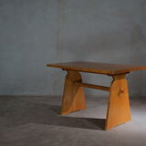 Birch dining table and chairs by Uno Åhrén for Gemla, Sportstugemöbler, Sweden, 1930´s