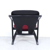 Hans J. Wegner black Butterfly lounge chair by Getama, 1970s