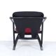 Hans J. Wegner black Butterfly lounge chair by Getama, 1970s