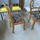 2 chairs in boys and fabrics