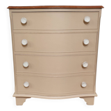 Rounded front chest of drawers