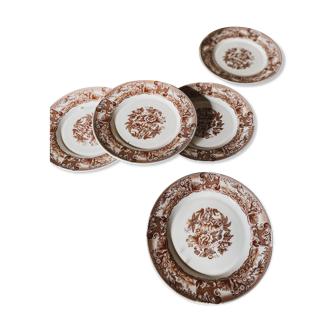 8 assiettes plates