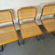 Set of 4 vintage Cesca S32 dining chairs by Marcel Breuer, 1990s