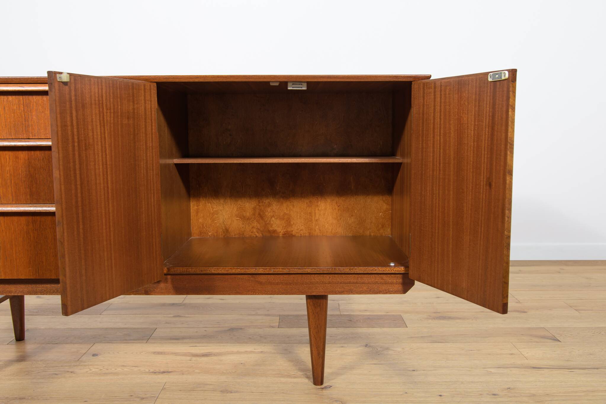 Small Mid-Century British Teak Sideboard, 1960s