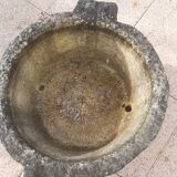 Former trough stone planter