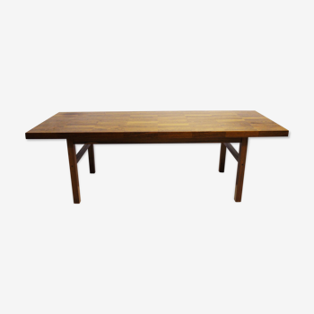 Table basse en bois de rose des années 1960
