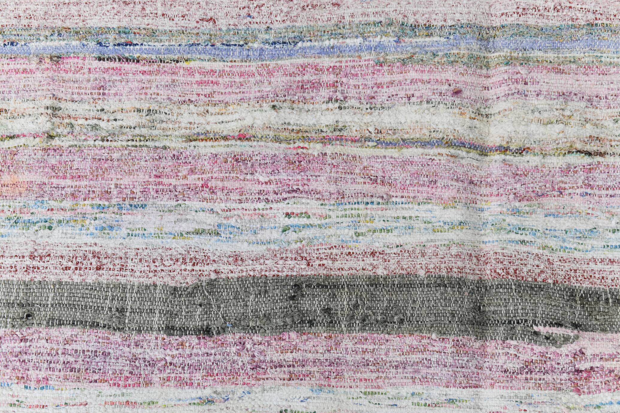 5x8 Vintage Striped Multicolor Rug Boho Pastel Design, 166x257 Cm