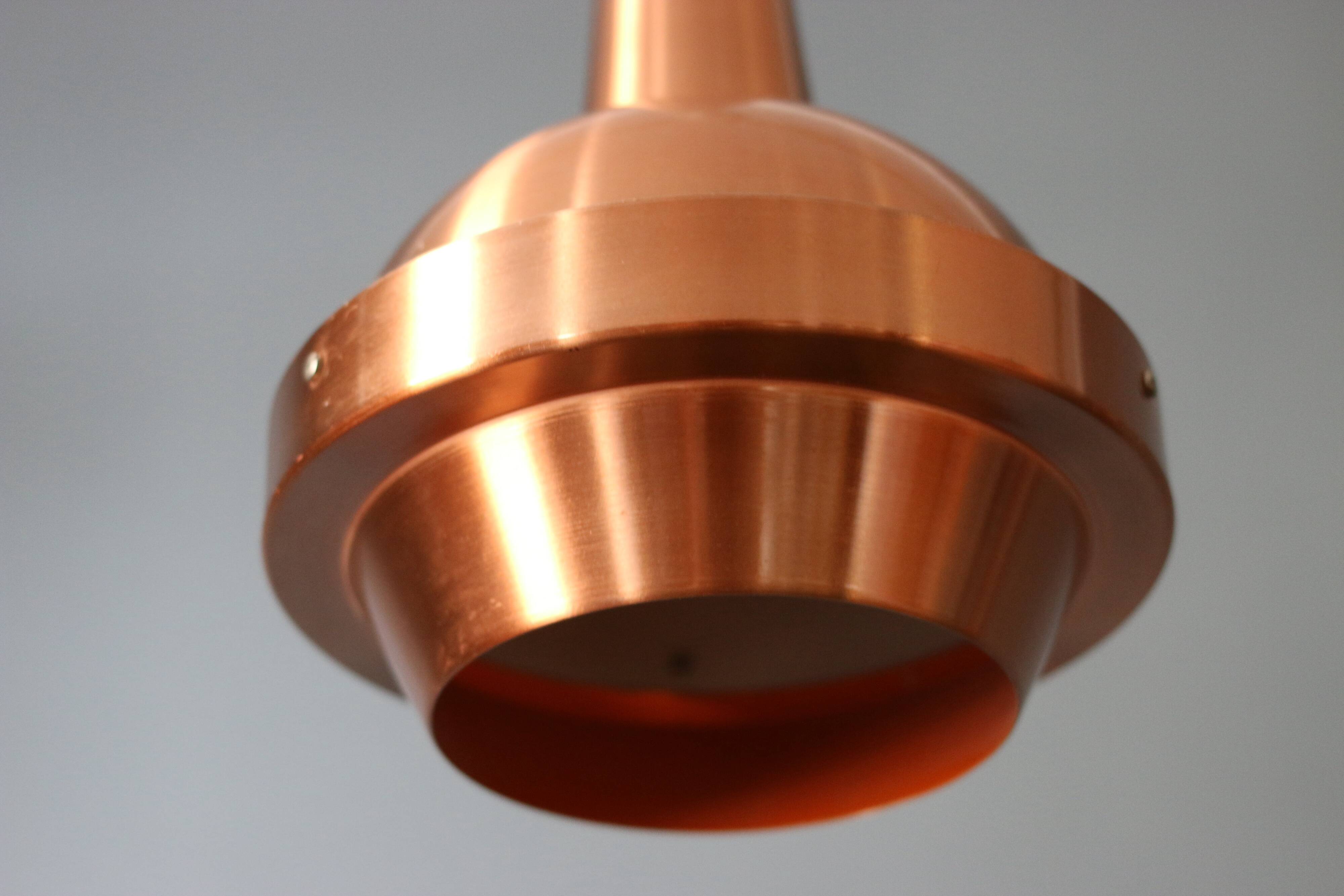 Suspension scandinave vintage laiton 1960