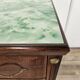 Vintage six-drawer oak chest of drawers with glass top, 1960