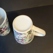Pair of floral mugs – Country house spirit – New