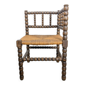 Chaise d'angle en bois