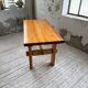Farmhouse table, mountain furniture from the 50s