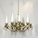 Lustre de 18 lumières Arredoluce Monza, des années 50