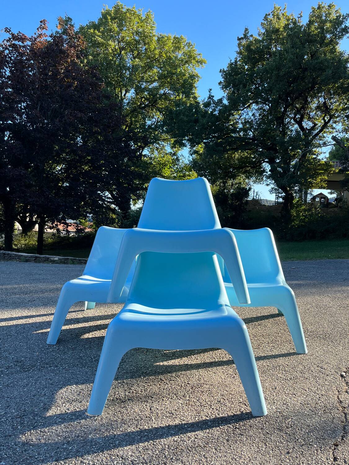 4 outdoor chairs Vagö, Thomas Sandell, PS IKEA 2000