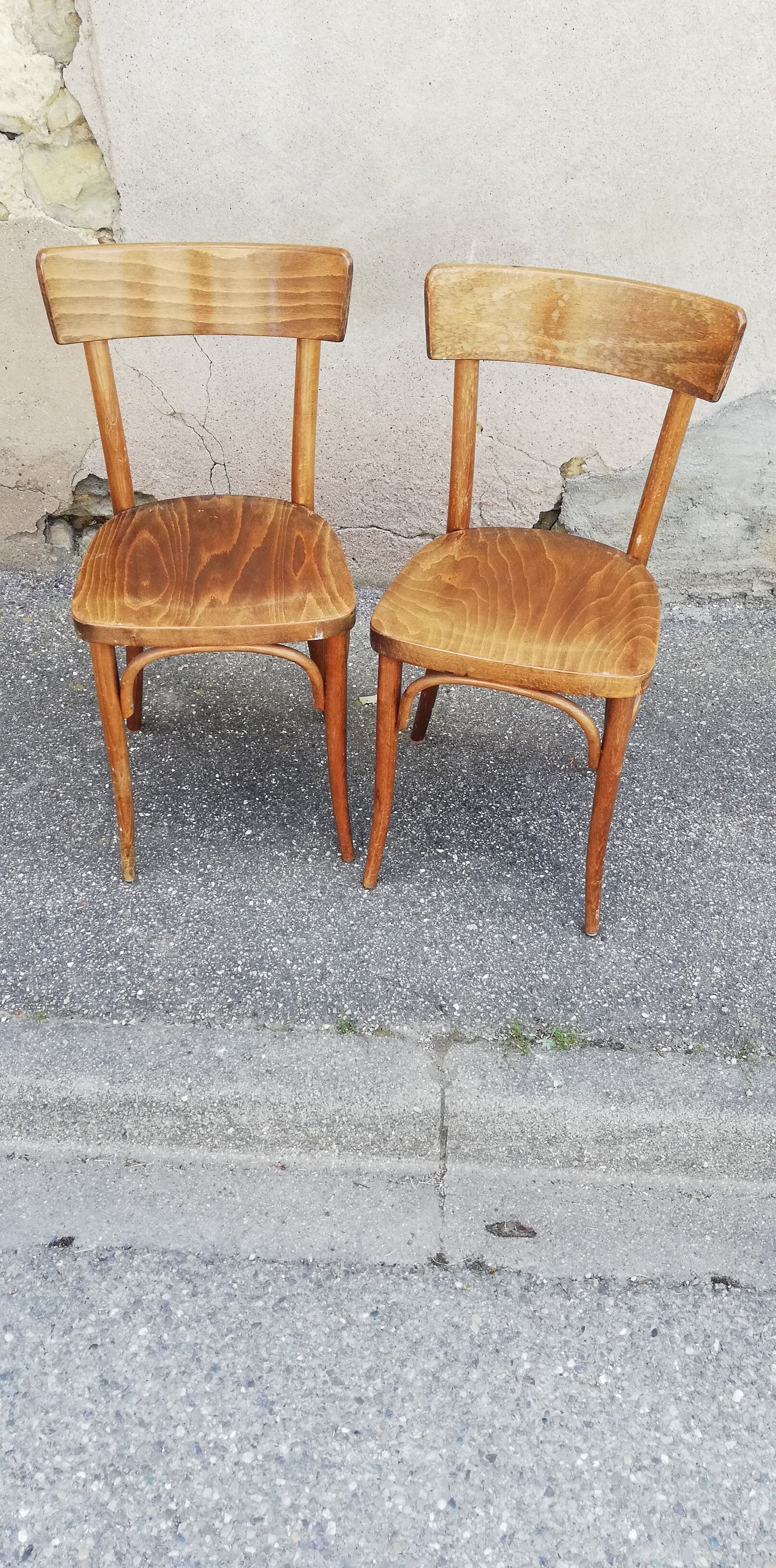 Paire de chaises bistrot Thonet